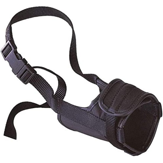 Ferplast 75581917 Adjustable Padded Muzzle Safe Small A: 9.5 cm B: 14-20 cm C: 30-37 cm Black Ferplast 75581917 Adjustable Padded Muzzle Safe Small A: 9.5 cm B: 14-20 cm C: 30-37 cm Black