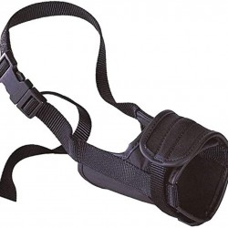 Ferplast 75581917 Adjustable Padded Muzzle Safe Small A: 9.5 cm B: 14-20 cm C: 30-37 cm Black Ferplast 75581917 Adjustable Padded Muzzle Safe Small A: 9.5 cm B: 14-20 cm C: 30-37 cm Black