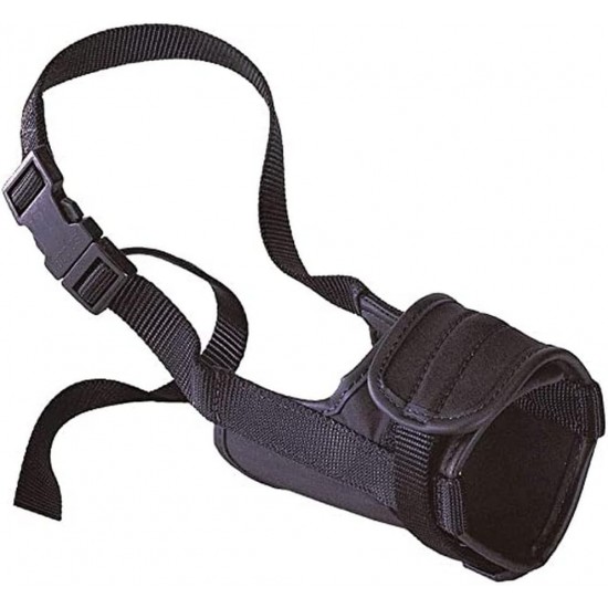 Ferplast 75581917 Adjustable Padded Muzzle Safe Small A: 9.5 cm B: 14-20 cm C: 30-37 cm Black Ferplast 75581917 Adjustable Padded Muzzle Safe Small A: 9.5 cm B: 14-20 cm C: 30-37 cm Black