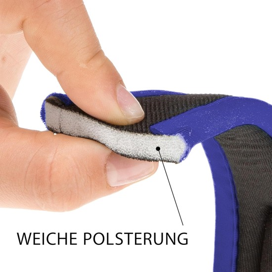 Ferplast ERGOCOMFORT GM25/55 kurze Hundeleine aus Nylon, ergonomischer Griff, weiche Polsterung, Länge 55 cm x 2,5 cm, Silber Ferplast ERGOCOMFORT GM25/55 kurze Hundeleine aus Nylon, ergonomischer Griff, weiche Polsterung, Länge 55 cm x 2,5 cm, Silber