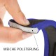 Ferplast ERGOCOMFORT GM25/55 kurze Hundeleine aus Nylon, ergonomischer Griff, weiche Polsterung, Länge 55 cm x 2,5 cm, Silber Ferplast ERGOCOMFORT GM25/55 kurze Hundeleine aus Nylon, ergonomischer Griff, weiche Polsterung, Länge 55 cm x 2,5 cm, Silber