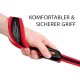 Ferplast ERGOCOMFORT GM25/55 kurze Hundeleine aus Nylon, ergonomischer Griff, weiche Polsterung, Länge 55 cm x 2,5 cm, Silber Ferplast ERGOCOMFORT GM25/55 kurze Hundeleine aus Nylon, ergonomischer Griff, weiche Polsterung, Länge 55 cm x 2,5 cm, Silber