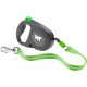 Ferplast Flippy ONE Reflex Reflective Dog Lead for Large Dogs up to 50 kg Extendable Webbing Max 5 m Single Button for Locking and Unlocking Green Ferplast Flippy ONE Reflex Reflective Dog Lead for Large Dogs up to 50 kg Extendable Webbing Max 5 m Single Button for Locking and Unlocking Green