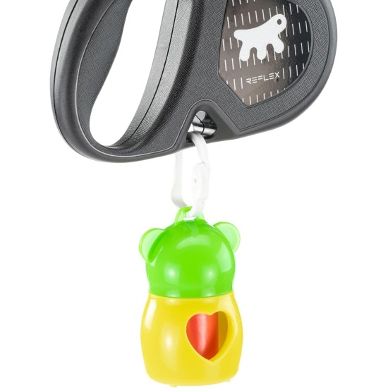 Ferplast Flippy ONE Reflex Reflective Dog Lead for Large Dogs up to 50 kg Extendable Webbing Max 5 m Single Button for Locking and Unlocking Green Ferplast Flippy ONE Reflex Reflective Dog Lead for Large Dogs up to 50 kg Extendable Webbing Max 5 m Single Button for Locking and Unlocking Green