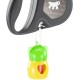 Ferplast Flippy ONE Reflex Reflective Dog Lead for Large Dogs up to 50 kg Extendable Webbing Max 5 m Single Button for Locking and Unlocking Green Ferplast Flippy ONE Reflex Reflective Dog Lead for Large Dogs up to 50 kg Extendable Webbing Max 5 m Single Button for Locking and Unlocking Green