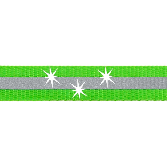 Ferplast Flippy ONE Reflex Reflective Dog Lead for Large Dogs up to 50 kg Extendable Webbing Max 5 m Single Button for Locking and Unlocking Green Ferplast Flippy ONE Reflex Reflective Dog Lead for Large Dogs up to 50 kg Extendable Webbing Max 5 m Single Button for Locking and Unlocking Green