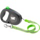 Ferplast Flippy ONE Reflex Reflective Dog Lead for Medium Dogs up to 20 kg Extendable Cord Max 5 m Single Button for Locking and Unlocking Green Ferplast Flippy ONE Reflex Reflective Dog Lead for Medium Dogs up to 20 kg Extendable Cord Max 5 m Single Button for Locking and Unlocking Green