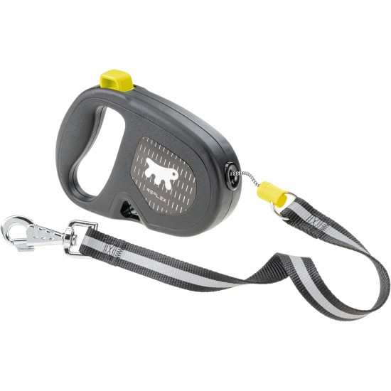 Ferplast Flippy ONE Reflex Reflective Dog Lead for Medium Dogs up to 20 kg Extendable Cord Max 5 m Single Button for Locking and Unlocking Green Ferplast Flippy ONE Reflex Reflective Dog Lead for Medium Dogs up to 20 kg Extendable Cord Max 5 m Single Button for Locking and Unlocking Green