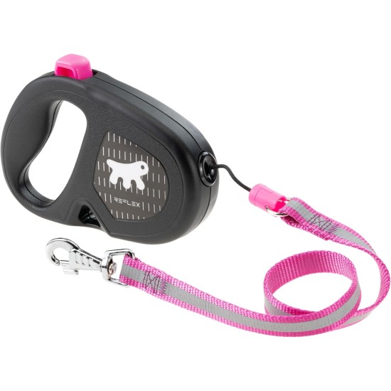 Ferplast Flippy ONE Reflex Reflective Dog Lead for Small Dogs up to 12 kg Extendable Cord Max 4.5 m Single Button for Locking and Unlocking Yellow Ferplast Flippy ONE Reflex Reflective Dog Lead for Small Dogs up to 12 kg Extendable Cord Max 4.5 m Single Button for Locking and Unlocking Yellow
