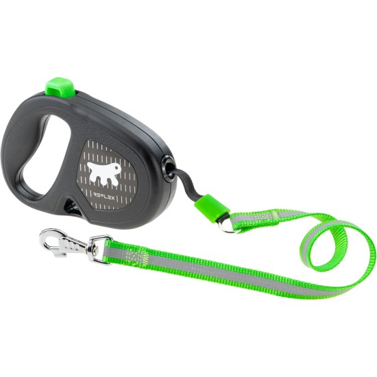 Ferplast Flippy ONE Reflex Reflective Dog Lead for Small Dogs up to 12 kg Extendable Cord Max 4.5 m Single Button for Locking and Unlocking Yellow Ferplast Flippy ONE Reflex Reflective Dog Lead for Small Dogs up to 12 kg Extendable Cord Max 4.5 m Single Button for Locking and Unlocking Yellow