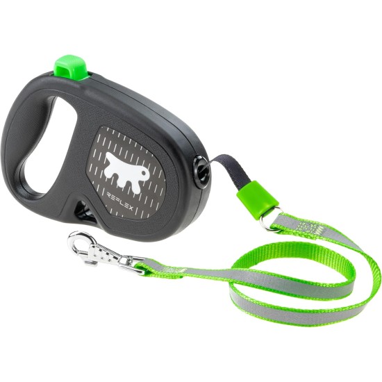 Ferplast Flippy ONE Reflex Reflective Dog Lead for Small Dogs up to 12 kg Extendable Cord Max 4.5 m Single Button for Locking and Unlocking Yellow Ferplast Flippy ONE Reflex Reflective Dog Lead for Small Dogs up to 12 kg Extendable Cord Max 4.5 m Single Button for Locking and Unlocking Yellow