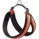 Ferplast Harness for Medium Dogs AGILA Reflex 6 Dog Harness with Soft Padding, Quick Release and Attachment System, Chest Circumference 50-58 cm, Orange