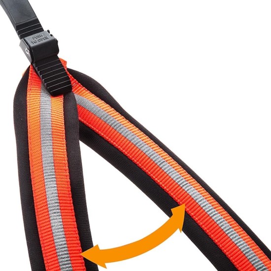 Ferplast Harness for Medium Dogs AGILA Reflex 6 Dog Harness with Soft Padding, Quick Release and Attachment System, Chest Circumference 50-58 cm, Orange Ferplast Harness for Medium Dogs AGILA Reflex 6 Dog Harness with Soft Padding, Quick Release and Attachment System, Chest Circumference 50-58 cm, Orange