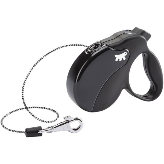 Ferplast Hundeleine AMIGO MINI, Rollleine kleine Hunde bis 12 kg. Schnur max. 3 m. Einzelne Verriegelungs- und Entriegelungstaste, schwarz, schwarze Abdeckung Ferplast Hundeleine AMIGO MINI, Rollleine kleine Hunde bis 12 kg. Schnur max. 3 m. Einzelne Verriegelungs- und Entriegelungstaste, schwarz, schwarze Abdeckung