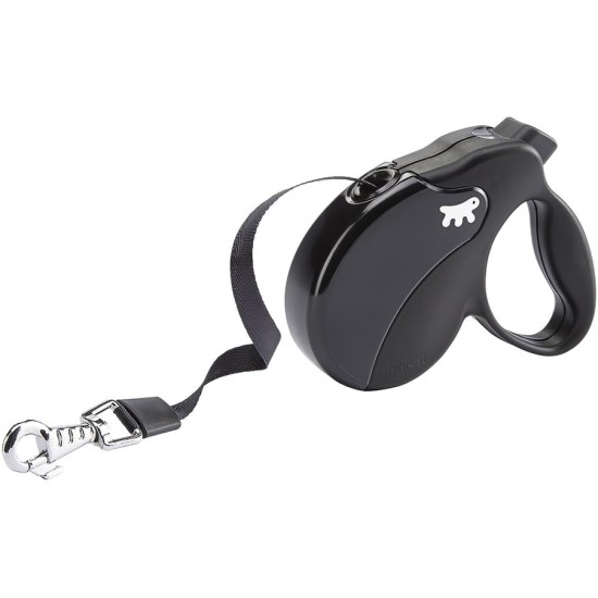 Ferplast Hundeleine AMIGO MINI, Rollleine kleine Hunde bis 12 kg. Schnur max. 3 m. Einzelne Verriegelungs- und Entriegelungstaste, schwarz, schwarze Abdeckung Ferplast Hundeleine AMIGO MINI, Rollleine kleine Hunde bis 12 kg. Schnur max. 3 m. Einzelne Verriegelungs- und Entriegelungstaste, schwarz, schwarze Abdeckung