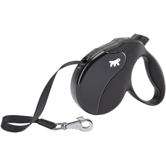 Ferplast Hundeleine AMIGO MINI, Rollleine kleine Hunde bis 12 kg. Schnur max. 3 m. Einzelne Verriegelungs- und Entriegelungstaste, schwarz, schwarze Abdeckung Ferplast Hundeleine AMIGO MINI, Rollleine kleine Hunde bis 12 kg. Schnur max. 3 m. Einzelne Verriegelungs- und Entriegelungstaste, schwarz, schwarze Abdeckung