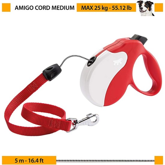 Ferplast Hundeleine AMIGO MINI, Rollleine kleine Hunde bis 12 kg. Schnur max. 3 m. Einzelne Verriegelungs- und Entriegelungstaste, schwarz, schwarze Abdeckung Ferplast Hundeleine AMIGO MINI, Rollleine kleine Hunde bis 12 kg. Schnur max. 3 m. Einzelne Verriegelungs- und Entriegelungstaste, schwarz, schwarze Abdeckung
