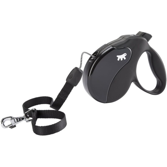 Ferplast Hundeleine AMIGO MINI, Rollleine kleine Hunde bis 12 kg. Schnur max. 3 m. Einzelne Verriegelungs- und Entriegelungstaste, schwarz, schwarze Abdeckung Ferplast Hundeleine AMIGO MINI, Rollleine kleine Hunde bis 12 kg. Schnur max. 3 m. Einzelne Verriegelungs- und Entriegelungstaste, schwarz, schwarze Abdeckung