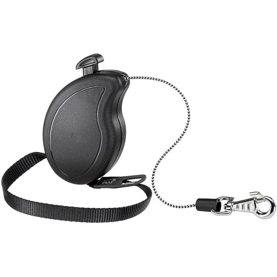 Ferplast Hundeleine FLIPPY ONE, Rollleine kleine Hunde bis 8 kg. Ausziehbare Schnur max. 3 m. Einzelner Verriegelungs- und Entriegelungsknopf, schwarz Ferplast Hundeleine FLIPPY ONE, Rollleine kleine Hunde bis 8 kg. Ausziehbare Schnur max. 3 m. Einzelner Verriegelungs- und Entriegelungsknopf, schwarz