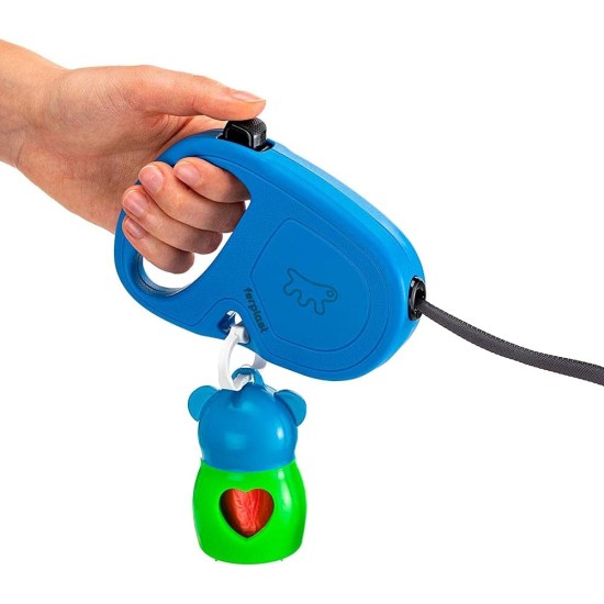 Ferplast Hundeleine FLIPPY ONE, Rollleine kleine Hunde bis 8 kg. Ausziehbare Schnur max. 3 m. Einzelner Verriegelungs- und Entriegelungsknopf, schwarz Ferplast Hundeleine FLIPPY ONE, Rollleine kleine Hunde bis 8 kg. Ausziehbare Schnur max. 3 m. Einzelner Verriegelungs- und Entriegelungsknopf, schwarz