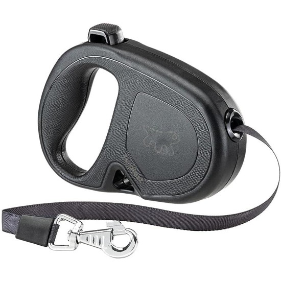 Ferplast Hundeleine FLIPPY ONE, Rollleine kleine Hunde bis 8 kg. Ausziehbare Schnur max. 3 m. Einzelner Verriegelungs- und Entriegelungsknopf, schwarz Ferplast Hundeleine FLIPPY ONE, Rollleine kleine Hunde bis 8 kg. Ausziehbare Schnur max. 3 m. Einzelner Verriegelungs- und Entriegelungsknopf, schwarz