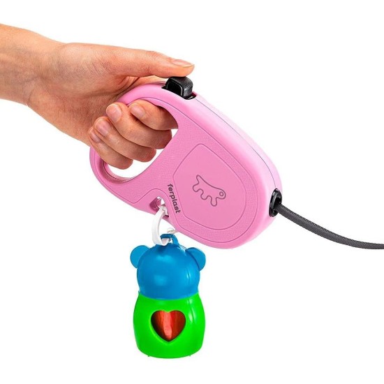 Ferplast Hundeleine FLIPPY ONE, Rollleine kleine Hunde bis 8 kg. Ausziehbare Schnur max. 3 m. Einzelner Verriegelungs- und Entriegelungsknopf, schwarz Ferplast Hundeleine FLIPPY ONE, Rollleine kleine Hunde bis 8 kg. Ausziehbare Schnur max. 3 m. Einzelner Verriegelungs- und Entriegelungsknopf, schwarz