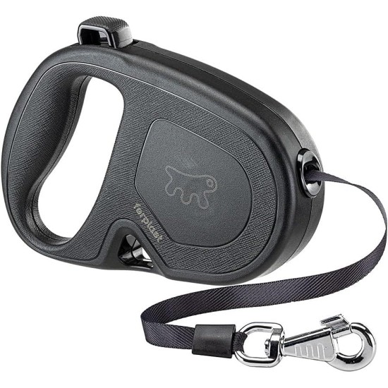 Ferplast Hundeleine FLIPPY ONE, Rollleine kleine Hunde bis 8 kg. Ausziehbare Schnur max. 3 m. Einzelner Verriegelungs- und Entriegelungsknopf, schwarz Ferplast Hundeleine FLIPPY ONE, Rollleine kleine Hunde bis 8 kg. Ausziehbare Schnur max. 3 m. Einzelner Verriegelungs- und Entriegelungsknopf, schwarz