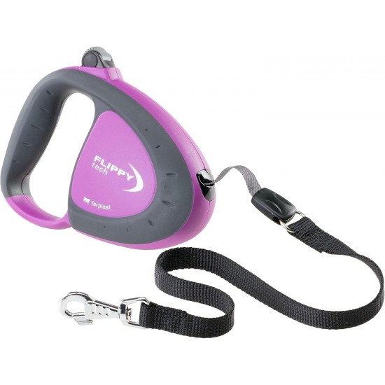 Ferplast Hundeleine FLIPPY TECH, Rollleine mittelgroße Hunde bis 25 kg. Ausziehbares Gurtband max. 3 m. Einzelner Verriegelungs- und Entriegelungsknopf, schwarz Ferplast Hundeleine FLIPPY TECH, Rollleine mittelgroße Hunde bis 25 kg. Ausziehbares Gurtband max. 3 m. Einzelner Verriegelungs- und Entriegelungsknopf, schwarz