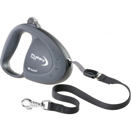 Ferplast Hundeleine FLIPPY TECH, Rollleine mittelgroße Hunde bis 25 kg. Ausziehbares Gurtband max. 3 m. Einzelner Verriegelungs- und Entriegelungsknopf, schwarz Ferplast Hundeleine FLIPPY TECH, Rollleine mittelgroße Hunde bis 25 kg. Ausziehbares Gurtband max. 3 m. Einzelner Verriegelungs- und Entriegelungsknopf, schwarz