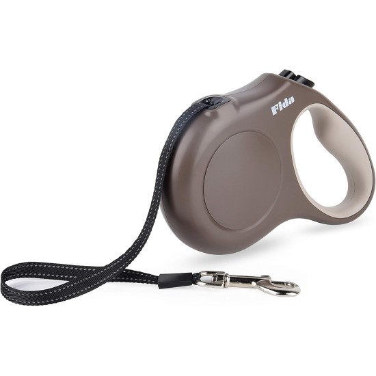 Fida Retractable Dog Leash, 16 ft Dog Walking Leash for Small Dogs up to 26lbs, 360¡ã Tangle Coffee/Brown Fida Retractable Dog Leash, 16 ft Dog Walking Leash for Small Dogs up to 26lbs, 360¡ã Tangle Coffee/Brown