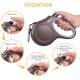 Fida Retractable Dog Leash, 16 ft Dog Walking Leash for Small Dogs up to 26lbs, 360¡ã Tangle Coffee/Brown Fida Retractable Dog Leash, 16 ft Dog Walking Leash for Small Dogs up to 26lbs, 360¡ã Tangle Coffee/Brown