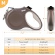 Fida Retractable Dog Leash, 16 ft Dog Walking Leash for Small Dogs up to 26lbs, 360¡ã Tangle Coffee/Brown Fida Retractable Dog Leash, 16 ft Dog Walking Leash for Small Dogs up to 26lbs, 360¡ã Tangle Coffee/Brown