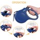 Fida Retractable Dog Leash, 16 ft Dog Walking Leash for Small Dogs up to 26lbs, 360¡ã Tangle Coffee/Brown Fida Retractable Dog Leash, 16 ft Dog Walking Leash for Small Dogs up to 26lbs, 360¡ã Tangle Coffee/Brown
