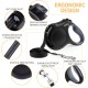 Fida Retractable Dog Leash, 16 ft Dog Walking Leash for Small Dogs up to 26lbs, 360¡ã Tangle Coffee/Brown Fida Retractable Dog Leash, 16 ft Dog Walking Leash for Small Dogs up to 26lbs, 360¡ã Tangle Coffee/Brown