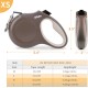 Fida Retractable Dog Leash, 16 ft Dog Walking Leash for Small Dogs up to 26lbs, 360¡ã Tangle Coffee/Brown Fida Retractable Dog Leash, 16 ft Dog Walking Leash for Small Dogs up to 26lbs, 360¡ã Tangle Coffee/Brown
