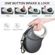 Fida Retractable Dog Leash X-Small Breed, 10 ft Durable Pet Walking Leash for Extra Small Dogs/Cats/Small Animals up to 18lbs, 360¡ã Tangle Coffee/Brown