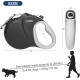 Fida Retractable Dog Leash X-Small Breed, 10 ft Durable Pet Walking Leash for Extra Small Dogs/Cats/Small Animals up to 18lbs, 360¡ã Tangle Coffee/Brown