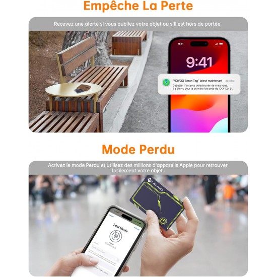 Find My NOVOO Smart Card Compatible Bluetooth 6 Year Waterproof IP68 Ultra Thin (1.6mm) (iOS Only) Find My NOVOO Smart Card Compatible Bluetooth 6 Year Waterproof IP68 Ultra Thin (1.6mm) (iOS Only)