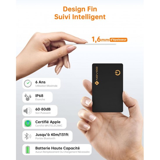 Find My NOVOO Smart Card Compatible Bluetooth 6 Year Waterproof IP68 Ultra Thin (1.6mm) (iOS Only) Find My NOVOO Smart Card Compatible Bluetooth 6 Year Waterproof IP68 Ultra Thin (1.6mm) (iOS Only)