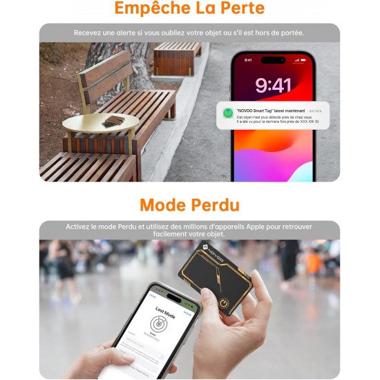 Find My NOVOO Smart Card Compatible Bluetooth 6 Year Waterproof IP68 Ultra Thin (1.6mm) (iOS Only) Find My NOVOO Smart Card Compatible Bluetooth 6 Year Waterproof IP68 Ultra Thin (1.6mm) (iOS Only)
