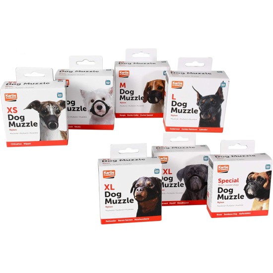 Flamingo Nylon Muzzle for Dogs 39-51cm Size XS (15cm) Flamingo Nylon Muzzle for Dogs 39-51cm Size XS (15cm)