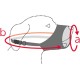 Flamingo Nylon Muzzle for Dogs 39-51cm Size XS (15cm) Flamingo Nylon Muzzle for Dogs 39-51cm Size XS (15cm)