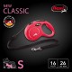 Flexi Classic Retractable Dog Cord Lead for Dogs up to 11,8 kg, 4.9 m, Small, Red Flexi Classic Retractable Dog Cord Lead for Dogs up to 11,8 kg, 4.9 m, Small, Red