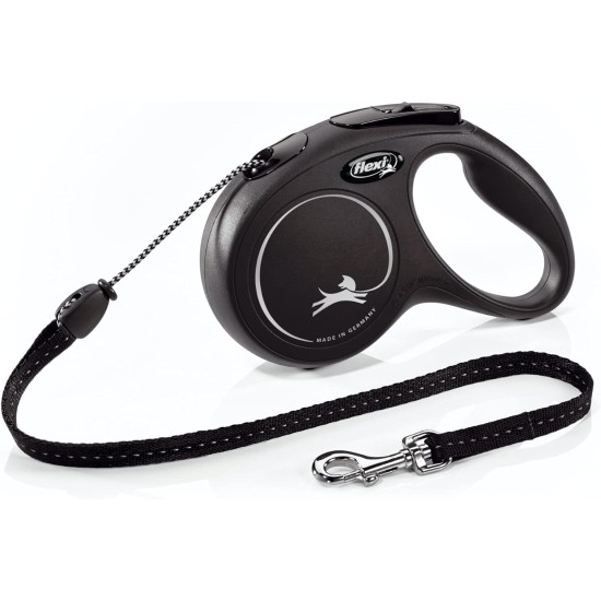 Flexi Classic Retractable Dog Cord Lead for Dogs up to 11,8 kg, 4.9 m, Small, Red Flexi Classic Retractable Dog Cord Lead for Dogs up to 11,8 kg, 4.9 m, Small, Red