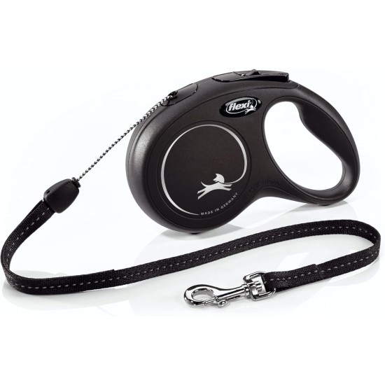Flexi Classic Retractable Dog Cord Lead for Dogs up to 11,8 kg, 4.9 m, Small, Red Flexi Classic Retractable Dog Cord Lead for Dogs up to 11,8 kg, 4.9 m, Small, Red