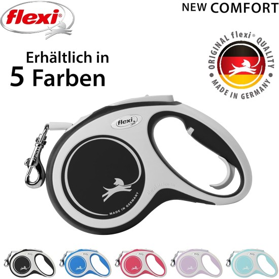 Flexi Comfort Retractable Lead 8 m Black Flexi Comfort Retractable Lead 8 m Black