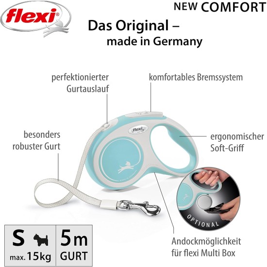 Flexi Comfort Retractable Lead 8 m Black Flexi Comfort Retractable Lead 8 m Black