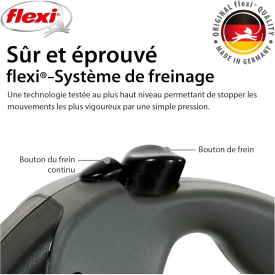 Flexi, Giant Plus 8m Extendable Dog Lead, Strong and Robust Dogs up to 50kg, Neon Band with Increased Visibility, Robust and Ergonomic Braking System - L - 8m - 50kg Flexi, Giant Plus 8m Extendable Dog Lead, Strong and Robust Dogs up to 50kg, Neon Band with Increased Visibility, Robust and Ergonomic Braking System - L - 8m - 50kg