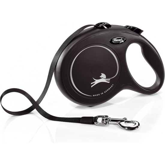 Flexi New Classic L Strap 8 m black for dogs up to 50 kg Flexi New Classic L Strap 8 m black for dogs up to 50 kg