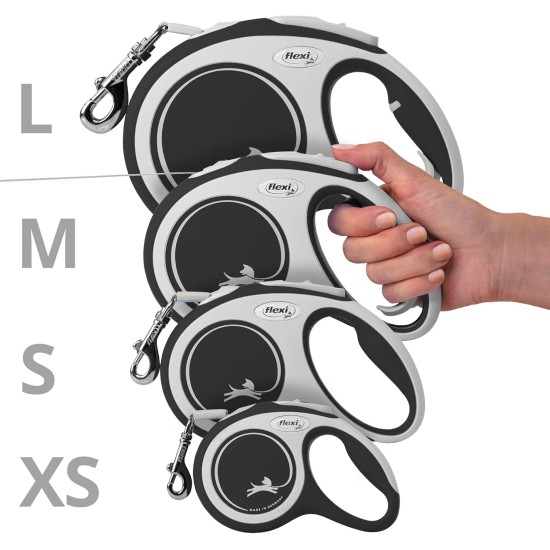 Flexi New Classic L Strap 8 m black for dogs up to 50 kg Flexi New Classic L Strap 8 m black for dogs up to 50 kg